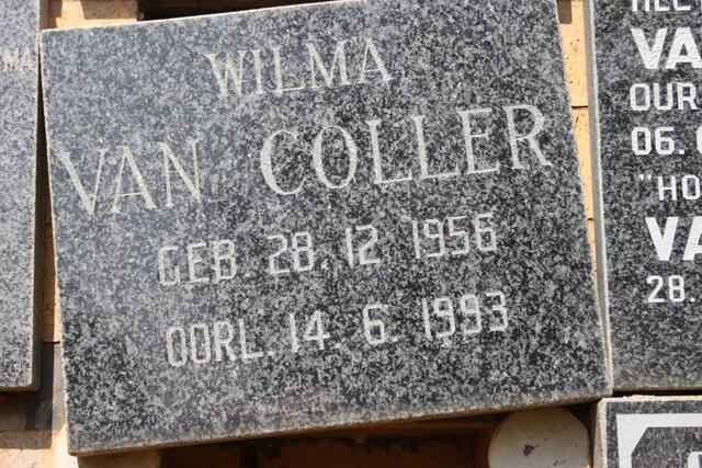 COLLER Wilma, van 1956-1993