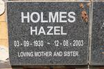 HOLMES Hazel 1930-2003