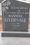 LIVERSAGE Hanneke 1962-1986