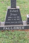 FALLOWES Richard Prince 1901-1992