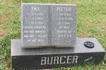 BURGER Pieter 1937-1986 & Ena 1942-1994