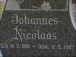 ? Johannes Nicolaas 1914-1987
