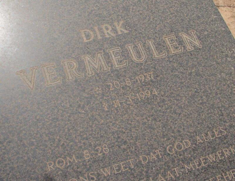 VERMEULEN Dirk 1937-1994