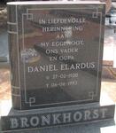 BRONKHORST Daniel Elardus 1928-1993