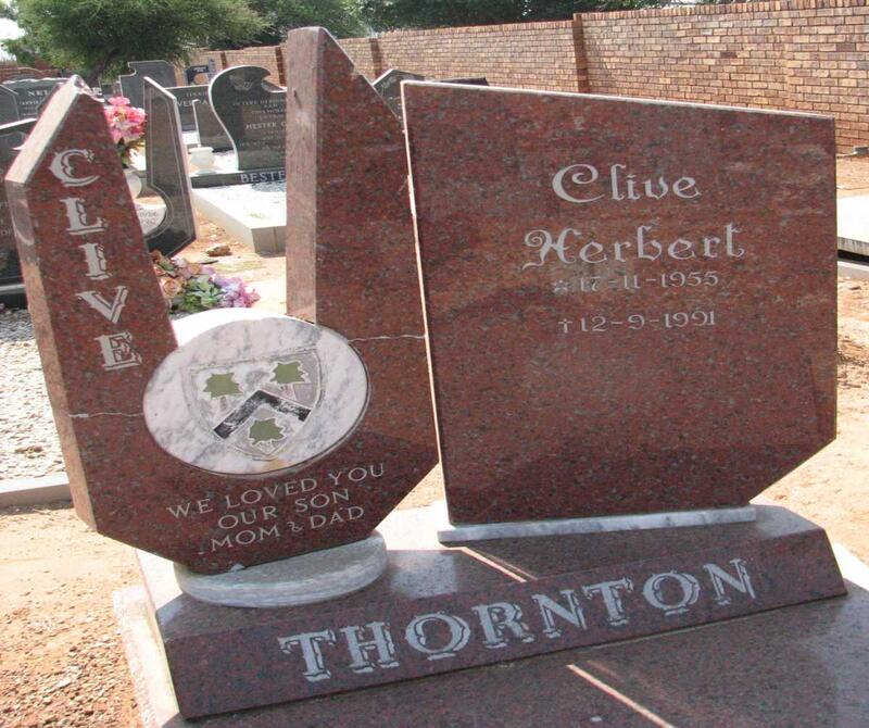 THORNTON Clive Herbert 1955-1991