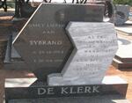 KLERK Sybrand, de 1954-1991