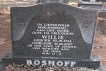 BOSHOFF Willie 1914-2007