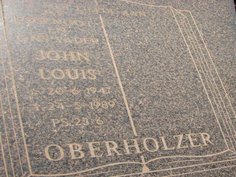 OBERHOLZER John Louis 1947-1989