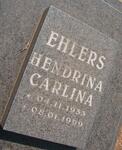 EHLERS Hendrina Carlina 1933-1999