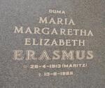 ERASMUS Maria Margaretha Elizabeth nee MARITZ 1913-1985