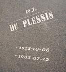 PLESSIS P.J., du 1915-1983