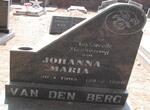 BERG Johanna Maria, van den 1905-1980