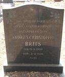 BRITS Andries Christoffel 1909-1978