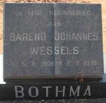 BOTHMA Barend Johannes Wessels 1906-1979