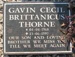 THORNE Gavin Cecil Brittanicus 1968-1997
