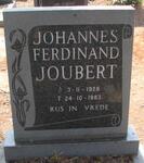 JOUBERT Johannes Ferdinand 1928-1983