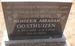 OOSTHUIZEN Henderik Abraham 1956-1984