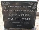 WALT Johannes Jacobus, van der 1907-1983