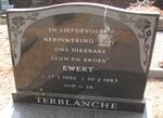 TERBLANCHE Ewert 1962-1983