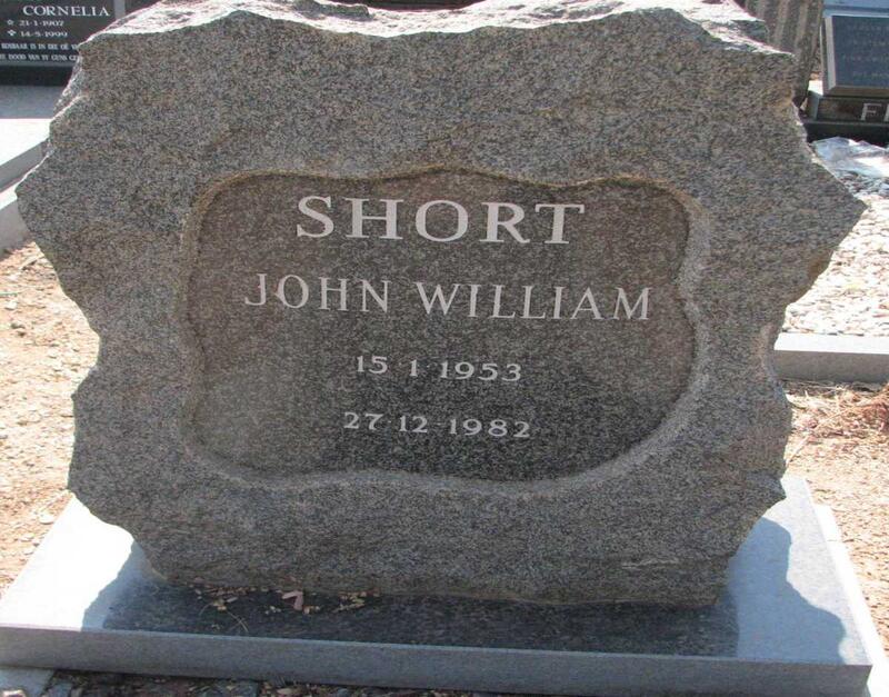 SHORT John William 1953-1982