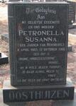 OOSTHUIZEN Petronella Susanna nee JANSEN VAN RENSBURG 1903-1966