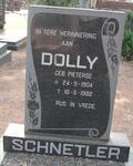 SCHNETLER Dolly nee PIETERSE 1904-1982