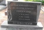 SCHNETLER Ferdinand 1896-1968