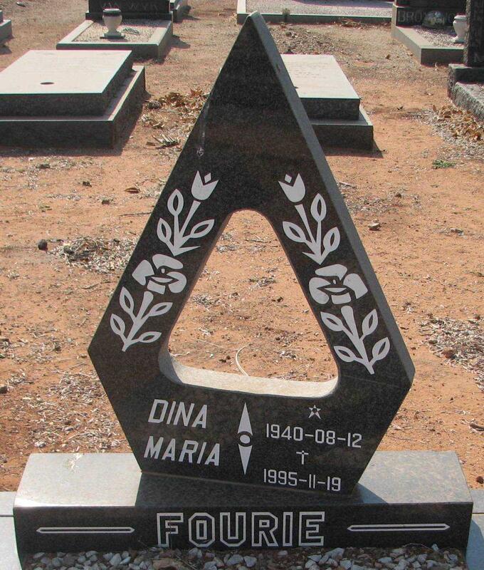 FOURIE Dina Maria 1940-1995