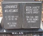 MALAN Johannes Wilhelmus 1944-1996