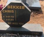 BEKKER Chris 1930-2003