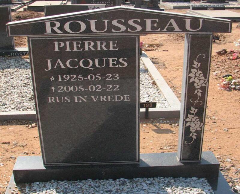 ROUSSEAU Pierre Jacques 1925-2005