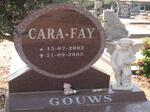 GOUWS Cara-Fay 2002-2005