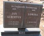 NEL Jan Albertus 1925-2007 & Lowina 1935-