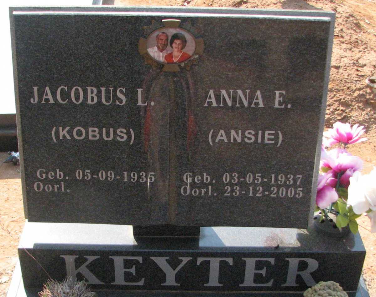 KEYTER Jacobus L. 1935- & Anna E. 1937-2005