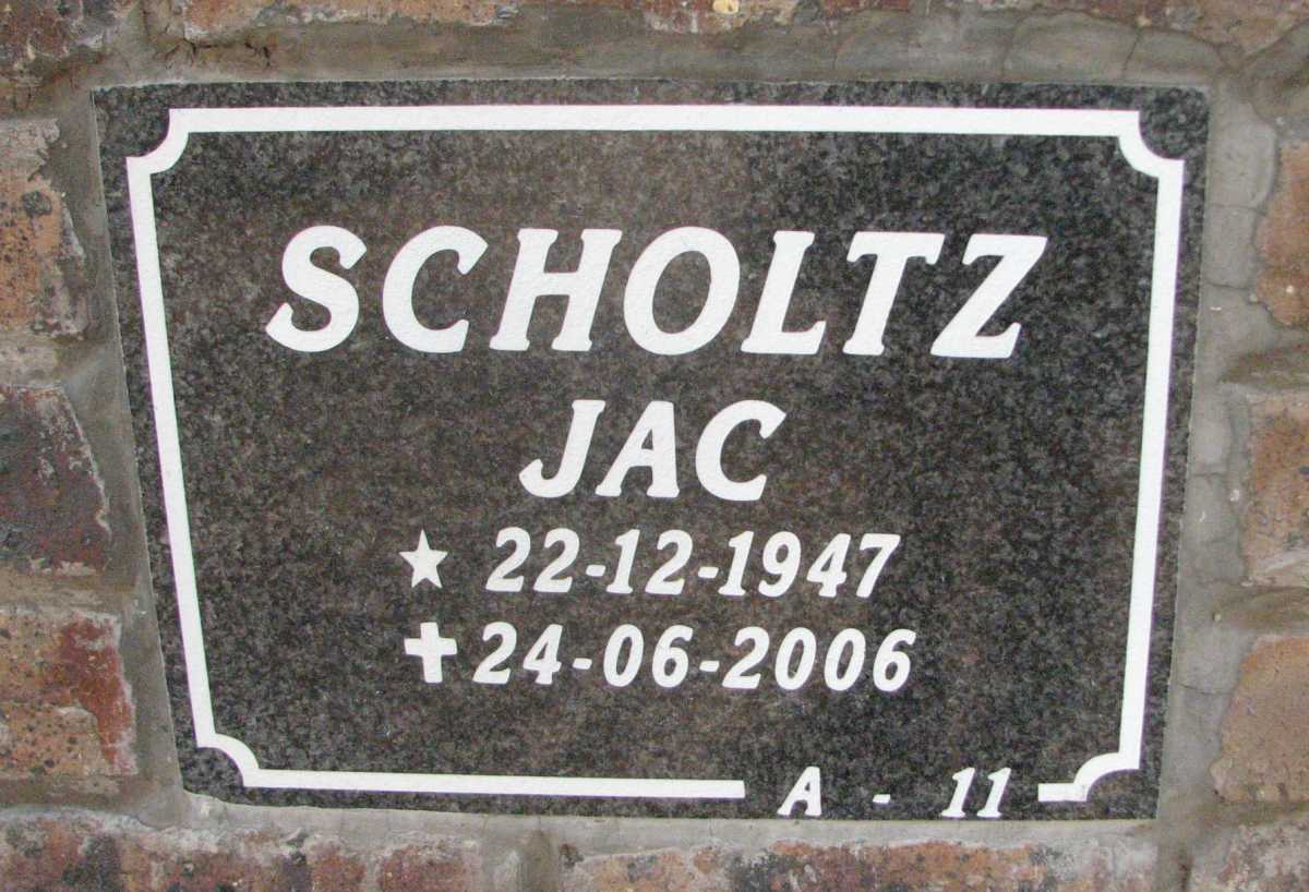SCHOLTZ Jac 1947-2006