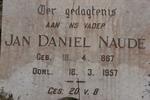 NAUDE Jan Daniel 1867-1957