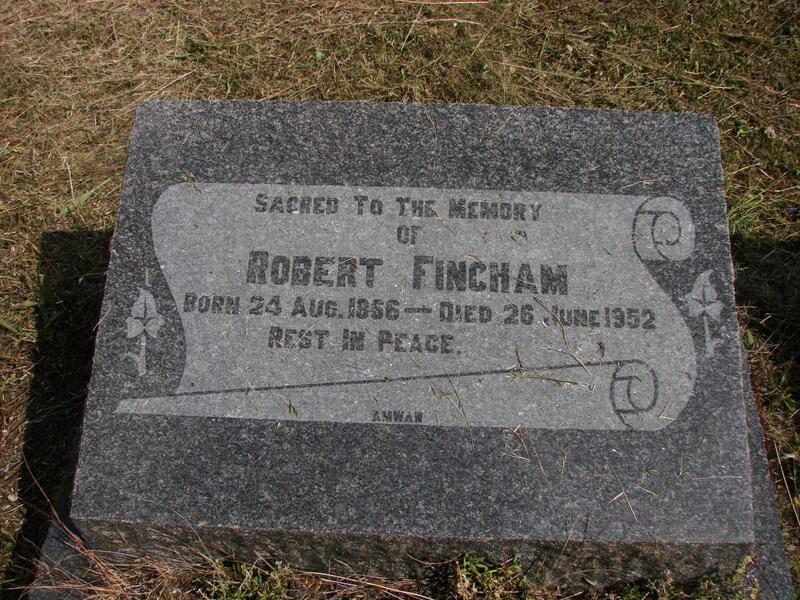 FINCHAM Robert 1866-1952