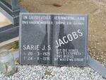 JACOBS Sarie J.S. 1929-1996