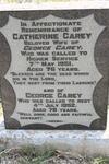 CAREY George -1952 & Catherine -1951