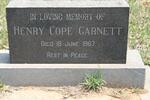 GARNETT Henry Cope -1967