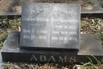 ADAMS Charles William 1890-1978 & Maud Gwendolyne ILLING 1893-1973