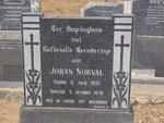 NORVAL Johan 1933-1978
