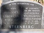 STEENBERG Johannes Lodewicus 1904-1979 & Catherina Wilhelmina Isabella KITCHING 1915-1974