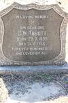 ABBOTT C.W. 1899-1956