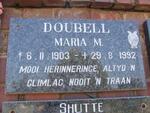 DOUBELL Maria M. 1903-1992