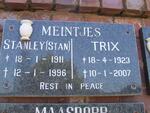 MEINTJES Stanley 1911-1996 & Trix 1923-2007