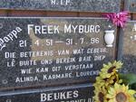 MYBURG Freek 1951-1996