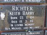 RICHTER Keith Barry 1964-1995