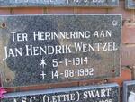 WENTZEL Jan Hendrik 1914-1992