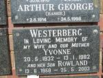 WESTERBERG Rowland 1958-2003 & Yvonne 1932-1982